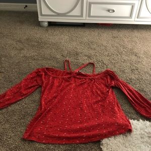 Lucky Brand strapped/off the shoulder shirt